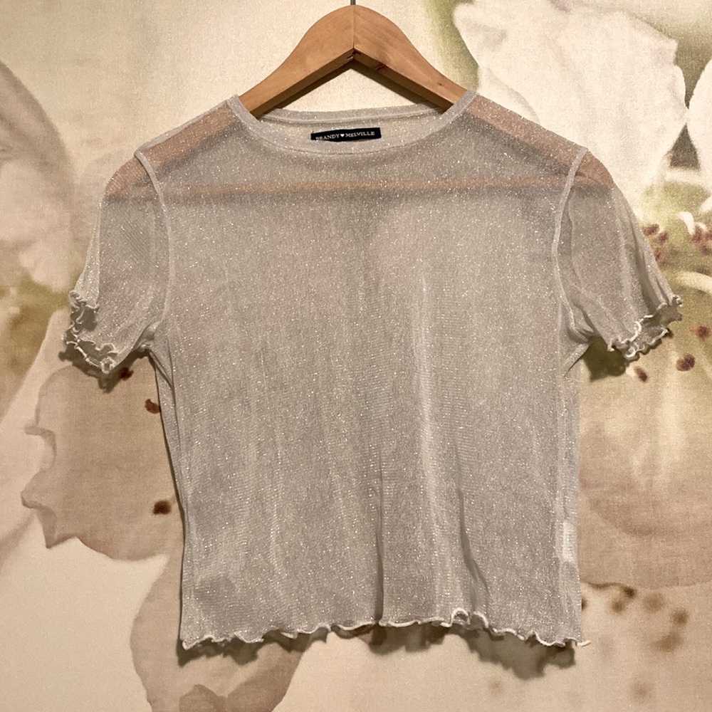 Sparkle see through tshirt